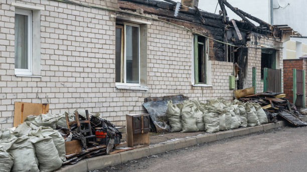 Professional Fire Damage Repair technician working in Ijamsville, MD